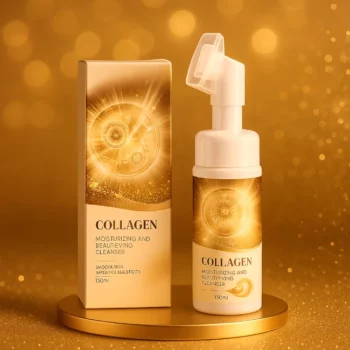 LOT DE 3 (2,20€ Pièce) NETTOYANT DÉMAQUILLANT AU COLLAGÈNE – 150ML – ANGEALA