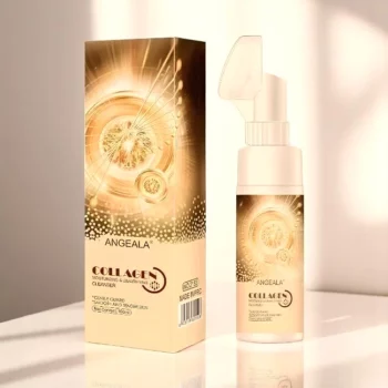 LOT DE 3 (2,20€ Pièce) NETTOYANT DÉMAQUILLANT AU COLLAGÈNE – 150ML – ANGEALA – Image 2