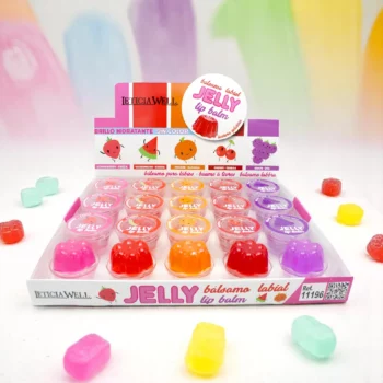 Présentoir de 20 (0,93€ pièce) : Jelly Lip Balm – Baume à Lèvres Hydratant - Leticia Well