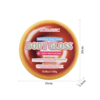 Lot de 2 (3,66€ Pièce) Crème au Beurre DONUT pour le Corps 300g – KORMESIC – Image 2