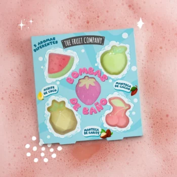 Carton de 12 Coffrets (2€ le Kit) : Kit de 5 Bombes de Bain – The Fruit Company – Image 2