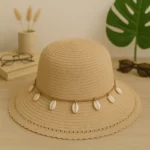Mélange de 3 (soit 3,30€) Chapeaux d’Été avec Bandeau Coquillages – Mélange de Couleurs