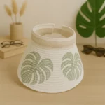 Mélange de 3 (soit 3€) Casquette d’Été Motif Feuille Tropicale – Mélange de Couleurs