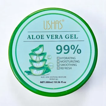 Lot de 2 (2,30€ Pièce) : Gels Aloe Vera 99% – USHAS – 300 ml – Image 2