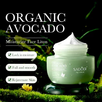 Lot de 3 Soins Visage à l’Avocat – SADOER (Sérum, Nettoyant, Crème) – Image 3
