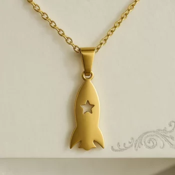 Lot de 50 (1,35€ Pièce) : Collier + Pendentif Doré avec Pendentif – Mélange de plus de 20 Modèles – Image 4