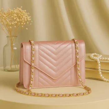 Sac à main Rigide à Rabat ROSE POUDRÉ
