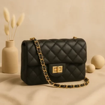 Sac à main Matelassé à Rabat NOIR