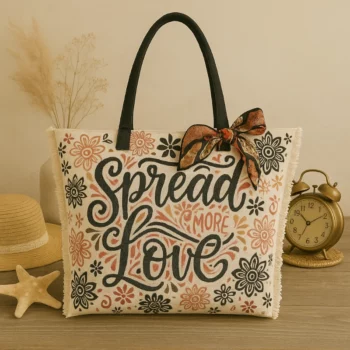 Mélange de 3 (soit 6,75€) : Sac Estival SPREAD MORE LOVE – Coloris Mélangés – Image 2