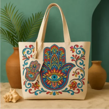 Mélange de 3 (soit 4,50€) : Sac Estival MAIN DE FATMA – Coloris Mélangés