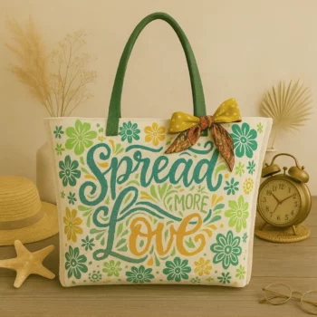 Mélange de 3 (soit 6,75€) : Sac Estival SPREAD MORE LOVE – Coloris Mélangés – Image 4