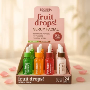 Présentoir de 24 (1,05€ Pièce) – Sérums Visage "Fruit Drops" - D'Donna