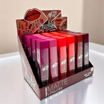 Présentoir de 24 (soit 0.99€ unité) : GLOSS Longue Tenue MATTE – Yes Love – Image 3
