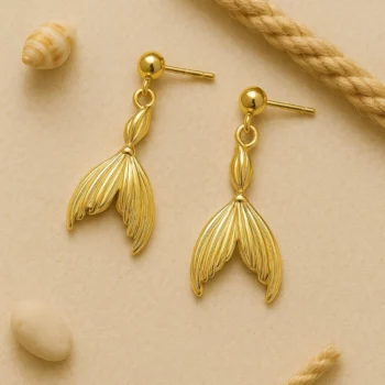 Lot de 10 (1,90€ la paire) : Mélange de Paires de Boucles d’Oreilles Acier Inoxydable – Thème Mer & Océan – Image 3