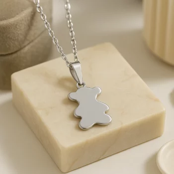 Lot de 10 Mélanges (1,50€ Pièce) : Collier Argenté avec Pendentif – Acier Inoxydable – Image 7