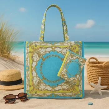 Mélange de 3 (soit 6,75€) : Sac Estival imprimé Style BAROQUE – Coloris Mélangés – Image 3