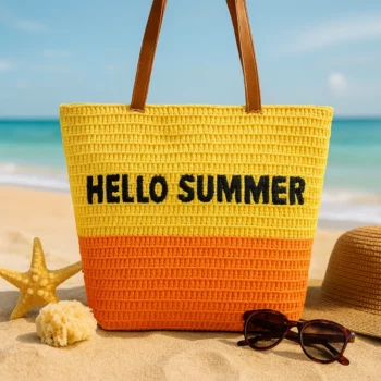 Mélange de 3 (soit 6,75€) : Sac Estival HELLO SUMMER – Coloris Mélangés – Image 6