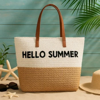 Mélange de 3 (soit 6,75€) : Sac Estival HELLO SUMMER – Coloris Mélangés – Image 4