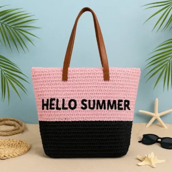 Mélange de 3 (soit 6,75€) : Sac Estival HELLO SUMMER – Coloris Mélangés