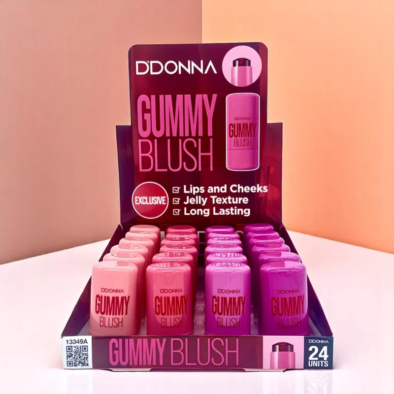 Présentoir de 24 (1,32€ pièce) : Gummy Blush - D'Donna
