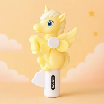 Lot de 12 (soit 1,10€ pièce) : Mini Ventilateurs Manuels – Modèle Licorne – Image 3