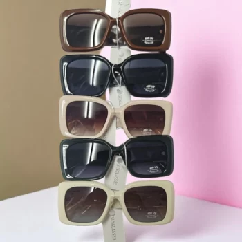 Lot de 4 (2,90€ pièce) : Paires de Lunettes de Soleil – Motif Léopard – 5 Couleurs Assortis – Image 3