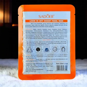 Masques Visage Antioxydants au Citron – SADOER – Image 3