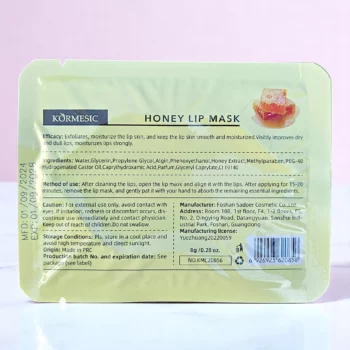 Lot de 3 (0,75€ Pièce) : Masques Lèvres au Miel – KORMESIC – Image 3