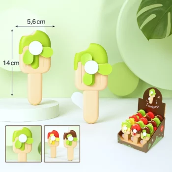 Lot de 24 (soit 0,60€ pièce) : Mini Ventilateurs Manuels – Modèle Glace Eskimo – Image 2
