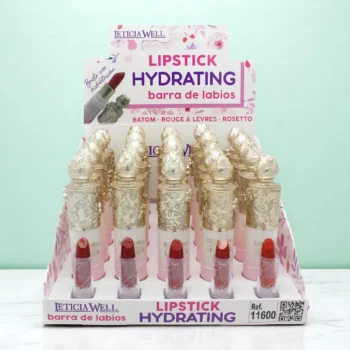 Présentoir de 24 (0,75€ pièce) : Rouge à Lèvres Hydratant – LETICIA WELL – Image 3