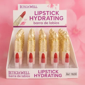 Présentoir de 24 (0,75€ pièce) : Rouge à Lèvres Hydratant – LETICIA WELL