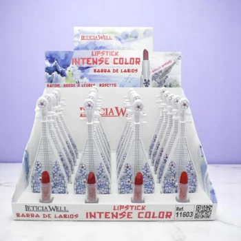 Présentoir de 20 (1,04€ pièce) : Rouge à Lèvres Intense Color – LETICIA WELL – Image 3
