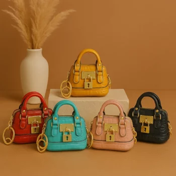 Lot de 12 (3,90€ Pièce) : Porte-Monnaies Mini Sac à Main – Mélange de Couleurs
