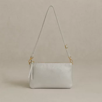 Petit Sac à Main Simili Peau Brillante avec Étoile - Vert – Image 2