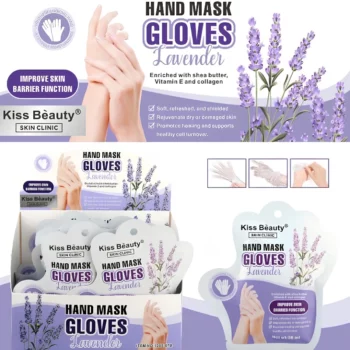 Lot de 10 : Masques pour les mains à la lavande - Kiss Beauty – Image 2