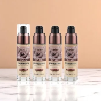 Présentoir de 12 (2,05€ unité) : Base de maquillage à la bave d’escargot – Karité – Longue tenue