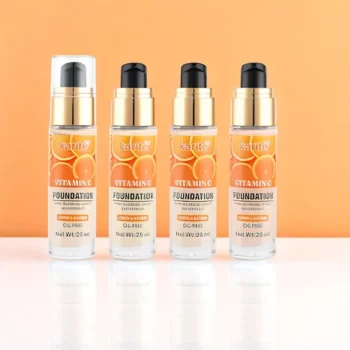 Présentoir de 12 (2,05€ unité) : Base de maquillage à la vitamine C – Karité – Longue tenue