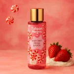 Lot de 6 (2,70€ Pièce) : Brumes Parfumées FRAISE & CRÈME 250ml – TULIPAN NEGRO