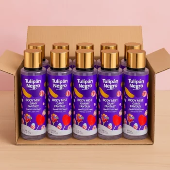 Lot de 12 (2,28€ Pièce) : Brumes Parfumées CANDY FANTASY 250ml – TULIPAN NEGRO