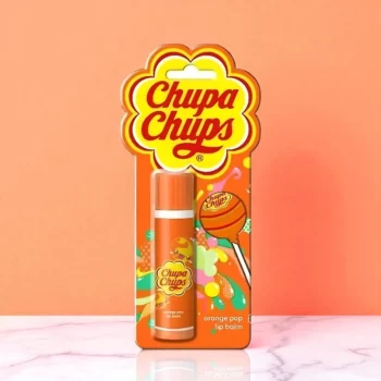 Lot de 24 (soit 1,35€ Pièce) : Baume à Lèvres Chupa Chups Orange Pop sur Carte – Image 2