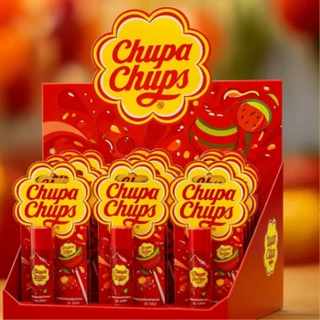 Lot de 24 (soit 1,35€ Pièce) : Baumes à Lèvres Chupa Chups Pastèque