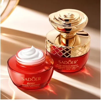 Lot de 5 (3,90€ Pièce) : Crèmes Visage Hydratantes à la Rose 50gr – SADOER – Image 2