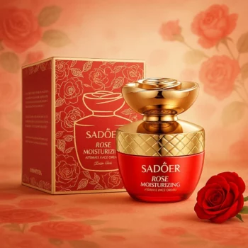 Lot de 5 (3,90€ Pièce) : Crèmes Visage Hydratantes à la Rose 50gr – SADOER