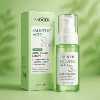 Lot de 5 (3,10€ Pièce) : Sérums Réparateurs d'Acné à l'Acide Salicylique 40 ml – SADOER