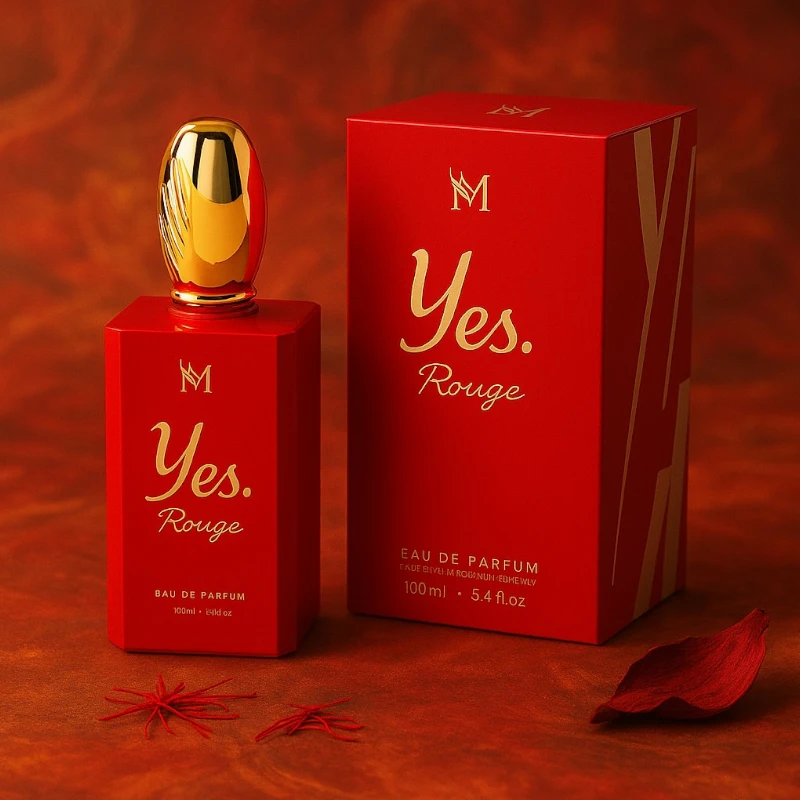 EAU DE PARFUM YES ROUGE POUR FEMME 100ML. MIRAGE BRANDS 1 Lot de 5 (4,70€ Pièce) : Eau de Parfum Femme YES ROUGE 100ml - Mirage – Image 1