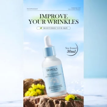 Lot de 5 (1,98€ Pièce) : Essences Hyaluroniques Anti-Rides au Criste Marine 30 ml – BIOAQUA – Image 2
