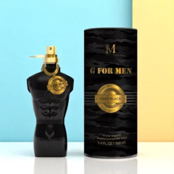 Lot de 5 (4,70€ Pièce) : Eau de Toilette Homme G FOR MEN DEEP BLACK 100ml - Mirage – Image 2