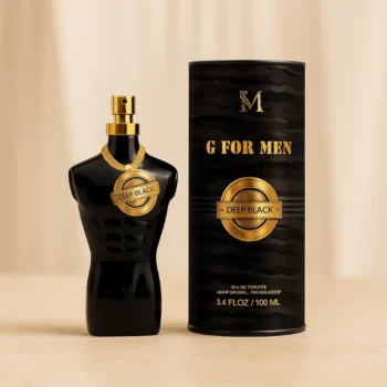 Lot de 5 (4,70€ Pièce) : Eau de Toilette Homme G FOR MEN DEEP BLACK 100ml - Mirage