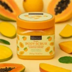 Lot de 6 (3,90€ Pièce) : Gommages Sucre IDC Institute Papaye & Mangue 450g