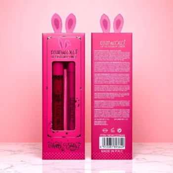 Présentoir de 10 (1,70€ le Set) : Set Gloss & Crayon pour lèvres HAPPY EASTER – Kevin & Coco – Image 2